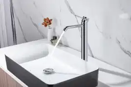 Смеситель для накладной раковины Allen Brau Priority 5.31A02-00, однорычажный, высокий, Хром