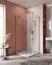 Душевой уголок Cezares LINER-A-2-90-C-Cr профиль Хром, стекло Прозрачное