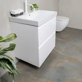 Тумба с раковиной AVS Гармония 60 белая, N821-07-600WG-02-610WG