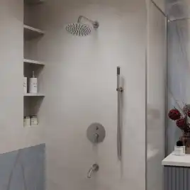 Душевая система  Vincea Villa VSFW-1VL3BN VSFW-1VL3BN встраиваемая, брашированный никель