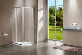 Душевой уголок Vincea Garda 110х80 VSS-1G8011CL, дверь раздвижная, профиль хром, стекло прозрачное