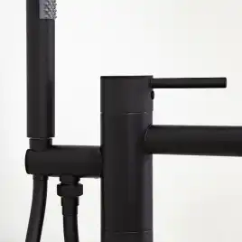 Смесители для ванны AVS Slimmer 811-112-MB напольный, черный матовый