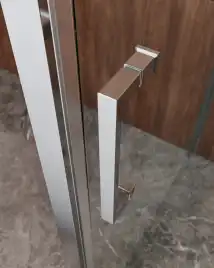 Душевой уголок CEZARES MOLVENO-AH-11-150/90-C-Cr-IV стекло Прозрачное, профиль Хром