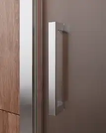 Душевая дверь CEZARES MOLVENO-BF-1-130-P-Cr стекло Матовое рифленая, профиль Хром