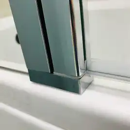 Шторка на ванну AVS Асти Дуо 100 левая профиль хром, стекло прозрачное, 803-0016-150-5545L-CR-T