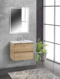 Тумба под раковину BelBagno KRAFT 39-700/390-2C-SO-RNN подвесная Rovere Nebrasca Nature