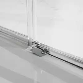 Душевой уголок Azario 100х100 AZ-R43-100-MB-CL, профиль черный матовый, стекло Прозрачное