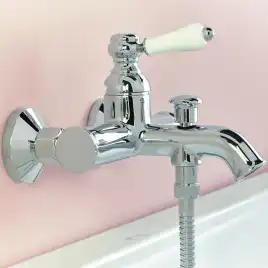 Смеситель для ванны Jacob Delafon LOUISE E24363-CP, однорычажный, с коротким изливом, Хром