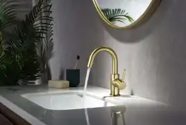 Смеситель для раковины Aquatek Европа AQ1307BG, Золото матовое