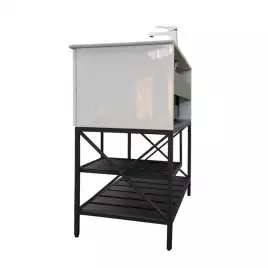 Тумба с умывальником Comforty Бредфорд 90 Белый, 00-00009955