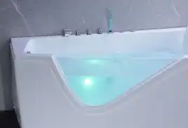 Акриловая ванна Gemy G9056 B R 170х130 с гидромассажем, правая