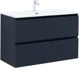 Тумба под раковину Aquanet Джейн (Flat) 100 маренго, подвесная, 335431