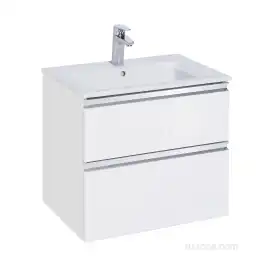 Тумбы под раковину Roca The Gap 60 A857397806 подвесная, цвет, Белый глянец