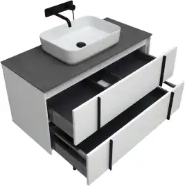 Тумба под раковину Allen Brau Reality 100 1.32007.WM белый матовый