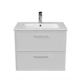 Тумба под раковину Kerama Marazzi PIANO CLASSIC 65 см, PIA.CL.65\WHT.M подвесная, Белая матовая