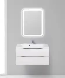 Тумба под раковину BelBagno MARINO-900-2C-SO-BO-P подвесная Bianco Opaco