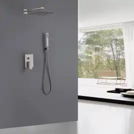 Душевая система ABBER Daheim AF8219SP скрытого монтажа без излива, сатин