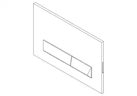 Кнопка смыва BelBagno MARMI BB012-MR-NERO.M, цвет-черный матовый Tocco Morbido