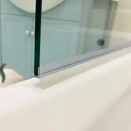 Шторка на ванну AVS Асти Дуо 100 левая профиль хром, стекло прозрачное, 803-0016-150-5545L-CR-T