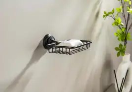 Мыльница для ванной Aquatek Классик AQ4533MB, Черный матовый