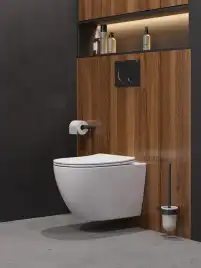 Подвесной унитаз CEZARES STYLUS-TOR CZR-546-TH-TOR/SC, со смывом TORNADO, с сиденьем микролифт