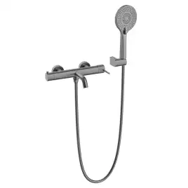 Смесители для ванны AVS Pulse 811-011-GM, оружейная сталь