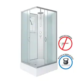 Душевая кабина Niagara Classic 100х80х210 NG-33084-14QBKT средний поддон, без гидромассажа, 330844QBKT