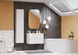 Тумба под раковину Aquaton Сохо 75 1A258101AJ010 подвесная цвет, белый глянец