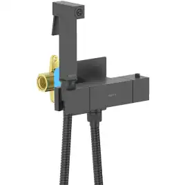 Гигиенический душ со смесителем Aquatek AQ1028MB термостатический, Черный