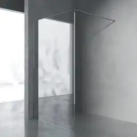 Душевая перегородка AVS Walk In 120 профиль хром, стекло прозрачное, 803-0014-200-12-CR-T