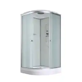 Душевая кабина AvaCan D2090 90x90 см, низкий поддон, с крышей