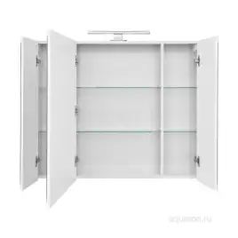 Зеркало-шкаф Aquaton Нортон 100 1A249302NT010  цвет, белый