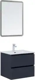 Тумба под раковину Aquanet Вега 2.0 60 маренго, подвесная, 337947