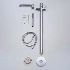 Напольный смеситель для ванны Aquatek Ника AQ1845CR, Хром