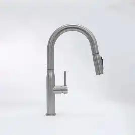 Смеситель для кухни AVS PureRiver 811-171-BN с выдвижным изливом, брашированный никель