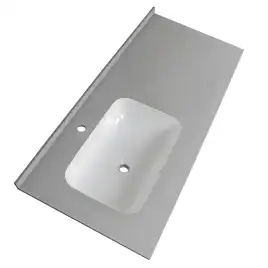 Раковина мебельная AVS Шарм 120x56 L белая/серая