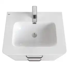 Тумба с раковиной IDDIS Brick 60, подвесная, Белая, BRI60W0i95K