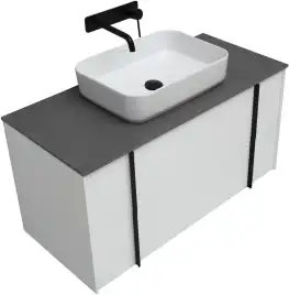 Тумба под раковину Allen Brau Reality 100 1.32007.WM белый матовый