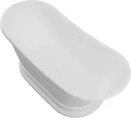 Ванна из искусственного камня Allen Brau 170x75 Solid Stone Krion Classic 2.35004.21, белая матовая