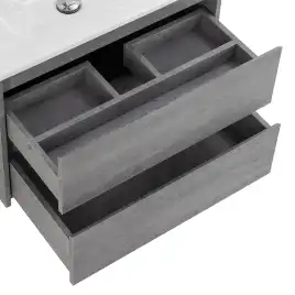 Тумба под раковину BelBagno KRAFT-700-2C-SO-CG подвесная Cemento Grigio
