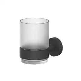 Стакан для щеток Whitecross ERGO black, ER2230BL, Черный матовый