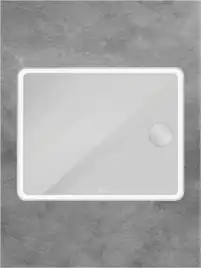 Зеркало BelBagno SPC-MAR-1000-800-LED-TCH-LNZ с подсветкой и встроенной линзой 3-х кратного увеличения