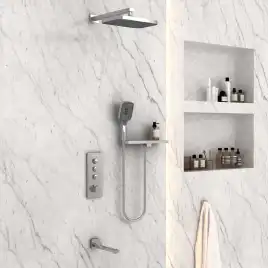 Душевая система  Vincea  VSFW-431T1RCH VSFW-431T1RCH  с термостатом, встраиваемая, хром