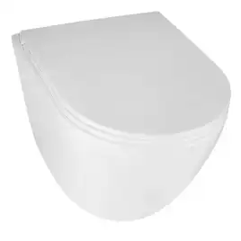 Унитаз подвесной Azario Eclat AZ-2381-A подвесной, безободковый, со смывом 