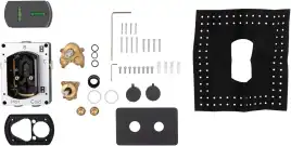 Смеситель для ванны Allen Brau Priority 5.3U123-31 (с внутренней частью, 3 выхода) черный матовый