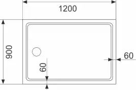 Душевой уголок AVS Фаворит 120x90 профиль хром, стекло прозрачное, 803-0025-195-1290-CR-T