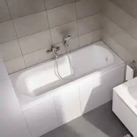 Акриловая ванна Ravak DOMINO 160х70 C621000000 прямоугольная, Белая