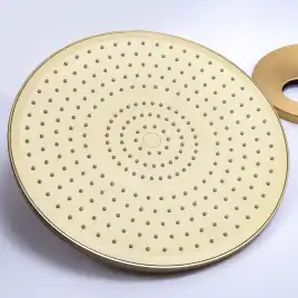 Встраиваемая душевая система AVS SLIMMER 811-141-BG с изливом, брашированное золото