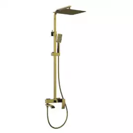 Душевая система Gappo G2407-4 с поворотным изливом, Бронза