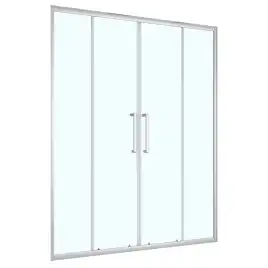 Душевая дверь Loranto 170 CS-AB04C-170, профиль хром, стекло Прозрачное